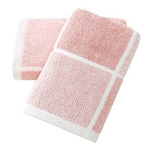 Pink Checkered Hand Towel Set